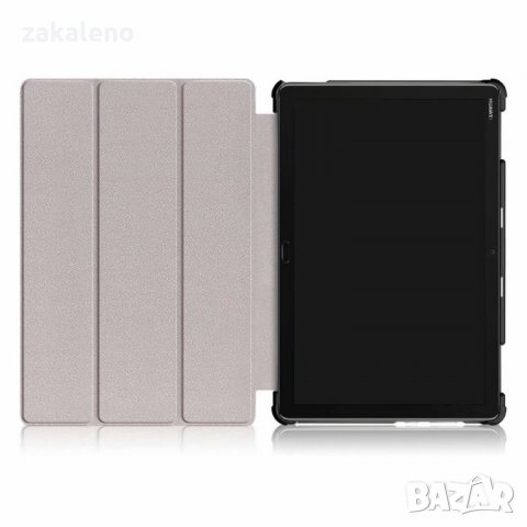 Кожен калъф за Huawei MediaPad M5 Lite 10 (10.1"), снимка 2 - Таблети - 24437888