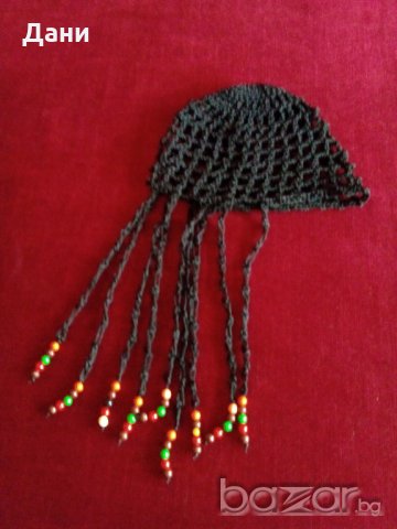Шапки - украшения за коса с пайети и маниста, снимка 2 - Аксесоари за коса - 18817293