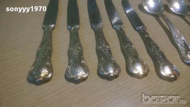 ПОРЪчАНИ-сребристи прибори за хранене или колекция-15 броя-внос швеицария, снимка 9 - Антикварни и старинни предмети - 8498293