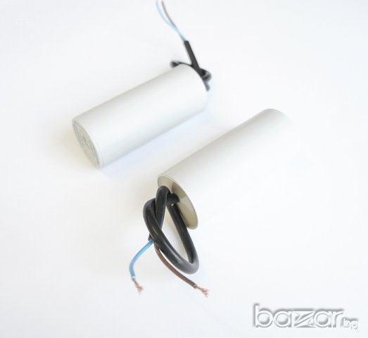 Работен кондензатор 420V/470V 30µF с кабел, снимка 1 - Кабели - 17442779