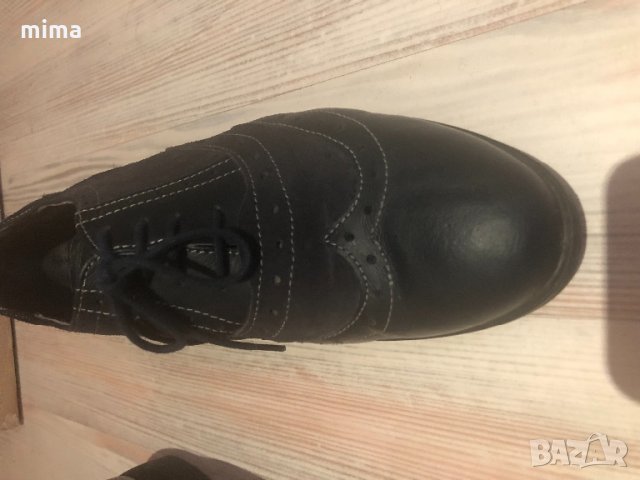Обувки кожа и велур, снимка 4 - Дамски ежедневни обувки - 23462426