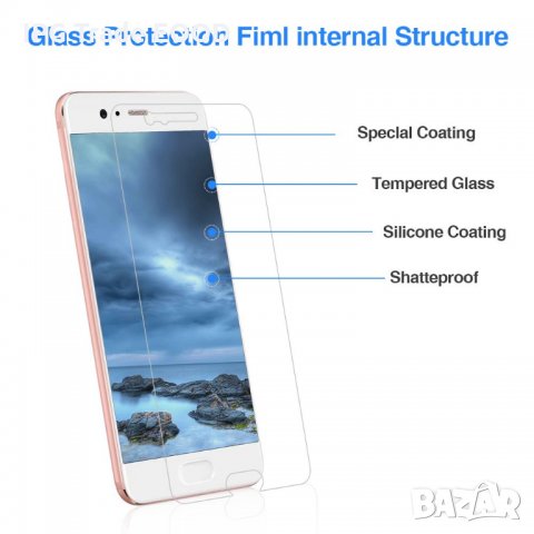 Huawei P10 стъклен протектор, снимка 3 - Фолия, протектори - 23672684