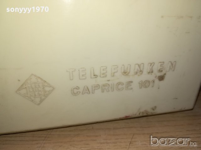 telefunken caprice 101 retro receiver-germany-внос швеицария, снимка 16 - Ресийвъри, усилватели, смесителни пултове - 20288078