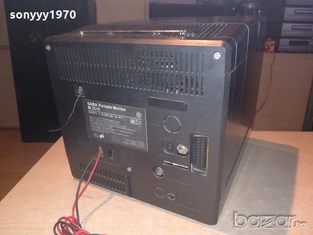 АНТИКА ОТ saba m2510 portable monitor-220v/12v-внос швеицария, снимка 10 - Телевизори - 20425332