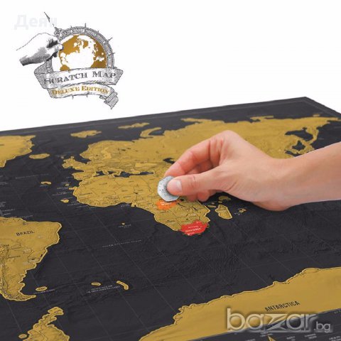 Скреч карта Делукс