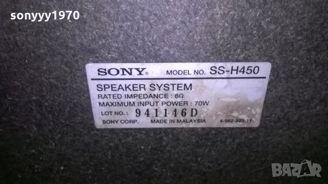 sony ss-h450 2x70w/6ohm-29х25х17см-внос швеицария, снимка 13 - Тонколони - 25036563