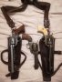 Ловна стара пушка двуцевка с външни удърници и декорации - реплика!, снимка 17