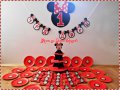 Украса и подаръчета за детски рожден ден с Мини Маус червено, снимка 1 - Други - 17381351