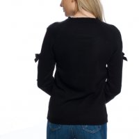 🎀 Дамски Пуловер с Декорирани 🎀 на ръкава 🎀, снимка 4 - Блузи с дълъг ръкав и пуловери - 23693672