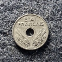 20 центимес Франция 1941, снимка 2 - Нумизматика и бонистика - 24864328