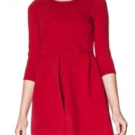 Къса червена рокля с плохи марка by Hellene - XL, снимка 1 - Рокли - 18187651