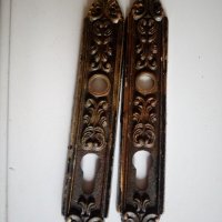 два шилда за врата на 9см., снимка 1 - Антикварни и старинни предмети - 21461213