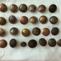 лот военни царски копчета, снимка 4 - Колекции - 25723452