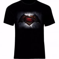 Батман vs Супермен Batman vs Superman Dawn of Justice Logo Тениска Мъжка/Дамска S до 2XL, снимка 1 - Тениски - 14034689