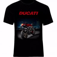  Ducati Motorrad Biker Rocker Tattoo Тениска Мъжка/Дамска S до 2XL, снимка 1 - Тениски - 14035307