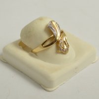 нов златен пръстен 43528-5, снимка 2 - Пръстени - 23633048