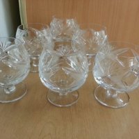 Сервиз кристални чаши, снимка 2 - Антикварни и старинни предмети - 25979144
