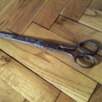 Стара ножица 255х165, снимка 1 - Антикварни и старинни предмети - 19935636