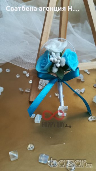 Сватбена бутониера за ревер Джослин, снимка 1