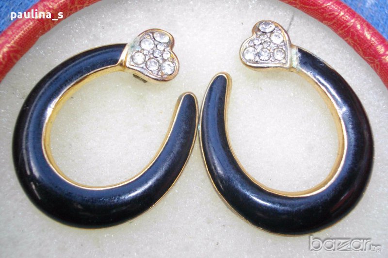 Винтидж / Антика - позлатени руски обеци от соца, снимка 1