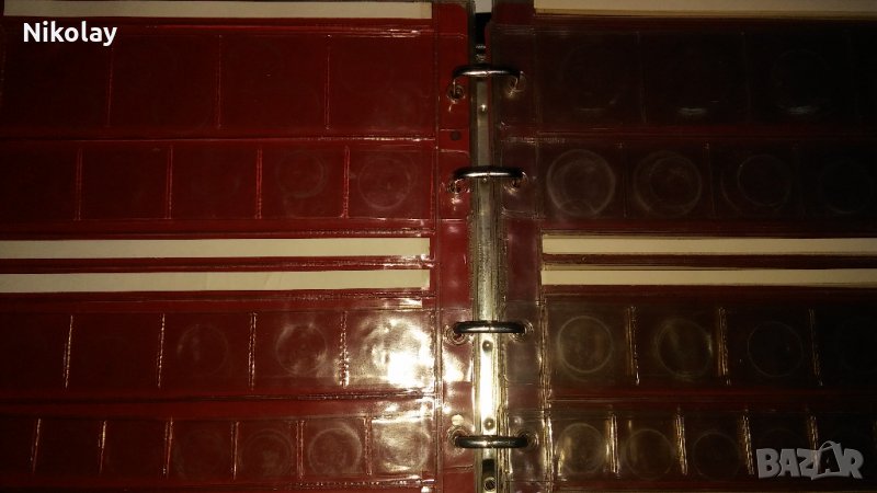 АЛБУМИ, КЛАСЬОРИ ЗА МОНЕТИ, ЛИСТИ, снимка 1