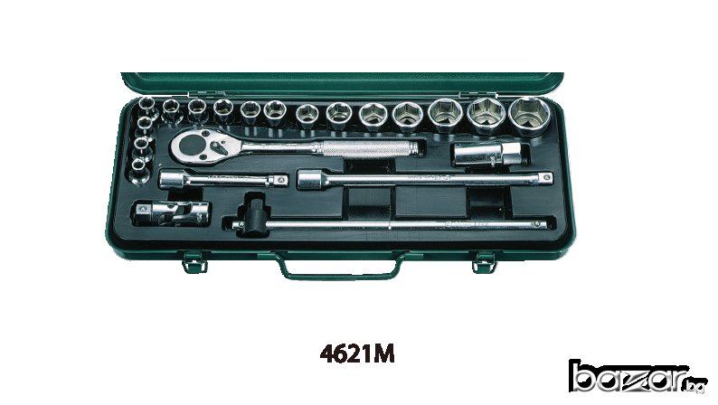 Гедоре 1/2" к-т 22 бр. /8-32мм./хром ванадий, снимка 1