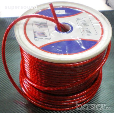 Захранващ кабел за авто усилвател, 1м, снимка 1