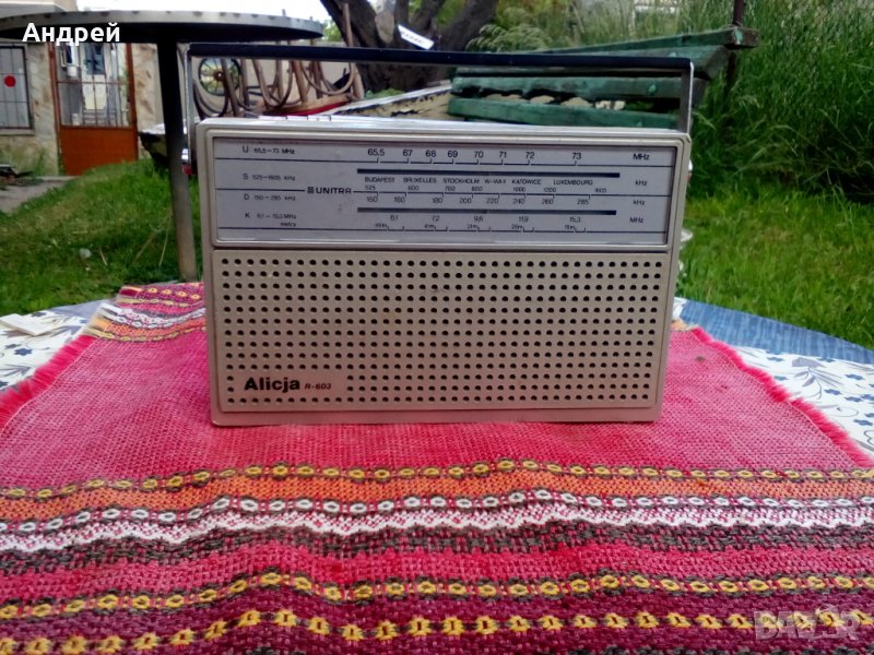Старо радио,радиоприемник UNITRA ALICJA, снимка 1