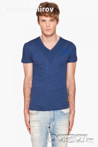  Нова тениска G-Star RAW Blue Singer V T-shirt , снимка 1