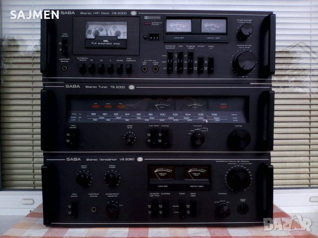 SABA VS 2080 + TS 2000 + CS 2000.дек, снимка 9 - Аудиосистеми - 22342269