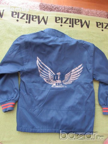 Ефектно спортно пролетно яке в синьо и оранжево размер 12, ново, снимка 10 - Детски якета и елеци - 17659346