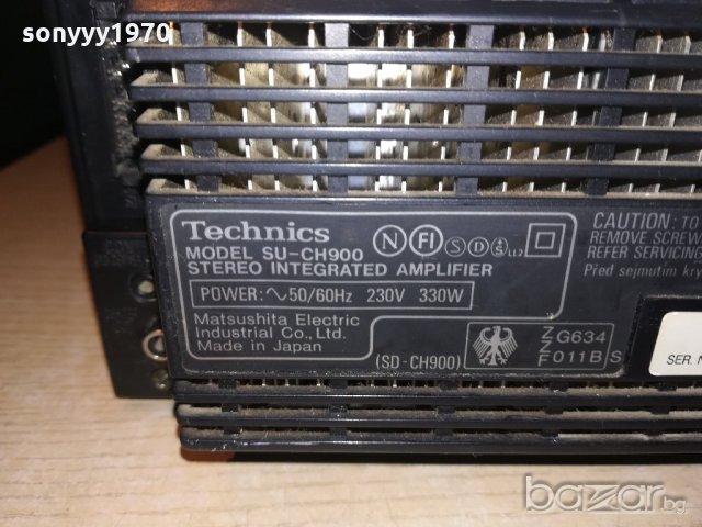 technics su-ch900 amplifier-made in japan-внос швеицария, снимка 12 - Ресийвъри, усилватели, смесителни пултове - 20198804