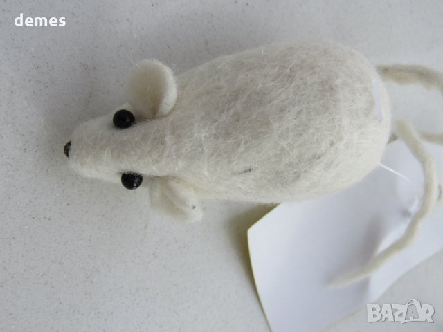 Мишка -екологично чиста играчка от филц,ръчна изработка,нова, снимка 1 - Други - 23480425