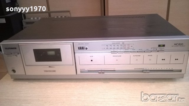 Telefunken hc800 stereo deck-внос швеицария, снимка 6 - Ресийвъри, усилватели, смесителни пултове - 18477883