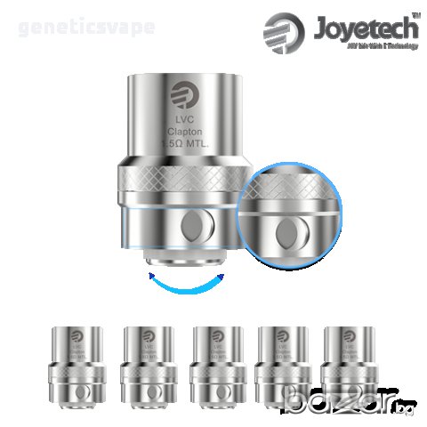 Joyetech Cubis Pro LVC Clapton coil 1.5ohm MTL - изпарителни глави