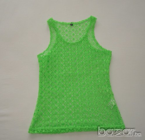 Units,неоново зелен потник за момиче,140 см. , снимка 2 - Детски тениски и потници - 15167720
