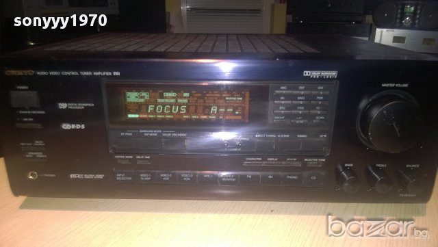 onkyo tx-sv 525r audio video control tuner amplifier-300watts-внос швеицария, снимка 1 - Ресийвъри, усилватели, смесителни пултове - 8949386