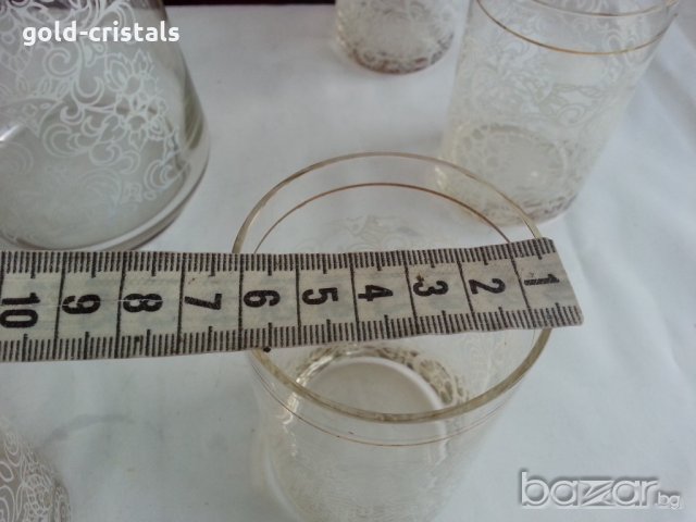  чаши с златен кант , снимка 4 - Антикварни и старинни предмети - 20757782