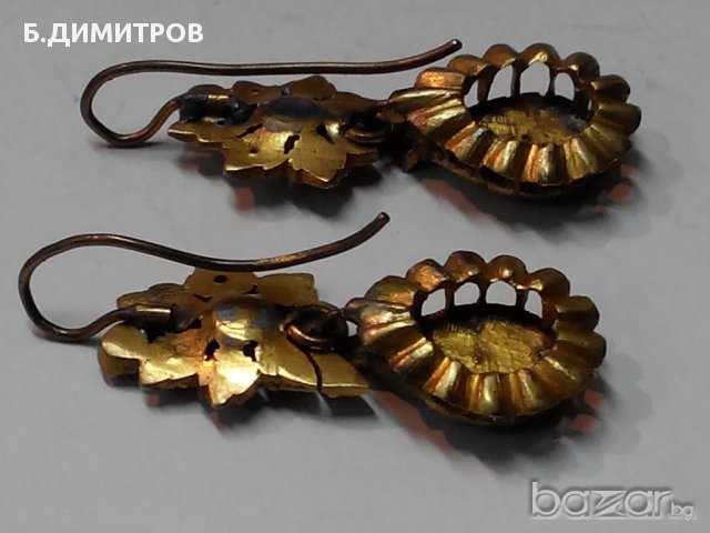 Старинни дамски обици, снимка 4 - Обеци - 12389214