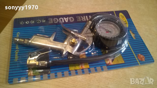 пистолет с манометър за помпане на гуми-нов, снимка 4 - Аксесоари и консумативи - 23977591