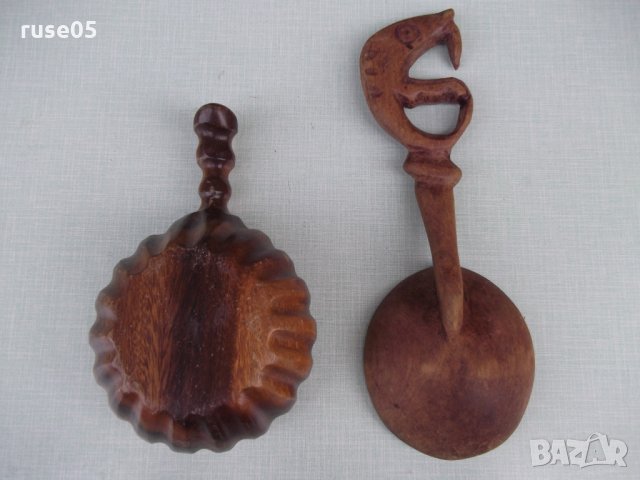 Лъжица и канчок дървени комплект, снимка 4 - Други ценни предмети - 26007170