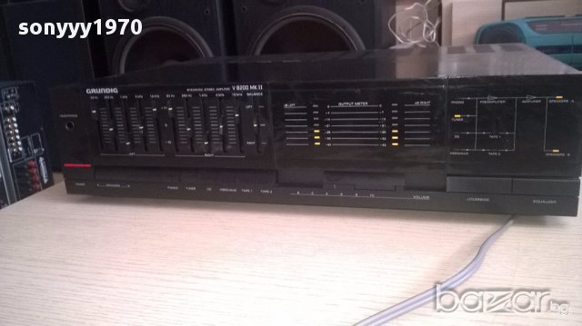 Grundig v8200 mkII amplifier-made in germany-внос швеицария, снимка 8 - Ресийвъри, усилватели, смесителни пултове - 14330222