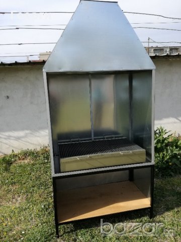 Барбекю с димоотвод, снимка 2 - Барбекюта - 19252277