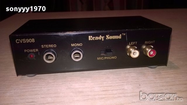 Ready sound cvs908-14х8х4см-без адаптер-внос швеицария, снимка 4 - Ресийвъри, усилватели, смесителни пултове - 17409300