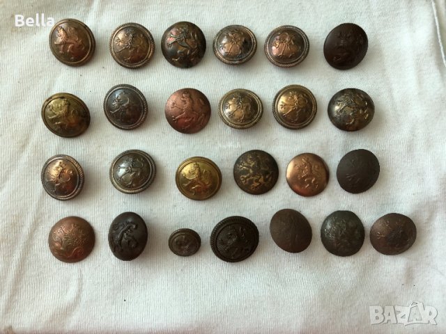 лот военни царски копчета, снимка 4 - Колекции - 25723452