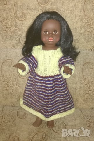 Кукла афроамериканка- Търтълмарк, Германия 60-те години, снимка 1 - Колекции - 23120136
