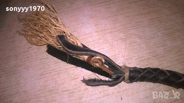 кожен камшик/бич-с дървена дръжка-внос франция-1.7м, снимка 6 - Колекции - 25590965