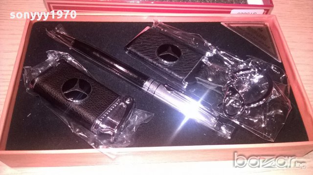 Mercedes-луксозeн подаръчен комплект 20/12см-внос швеицария