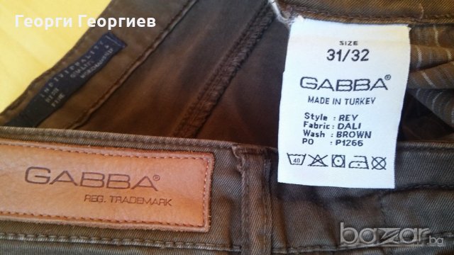 Мъжки панталон Gabba/Габба, 100% оригинал, снимка 7 - Панталони - 20410404
