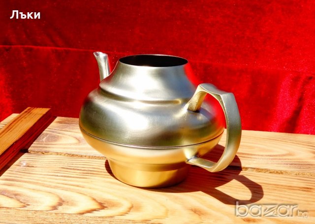Бронзов чайник,кана за греяна ракия,500 мл. , снимка 5 - Антикварни и старинни предмети - 19156389